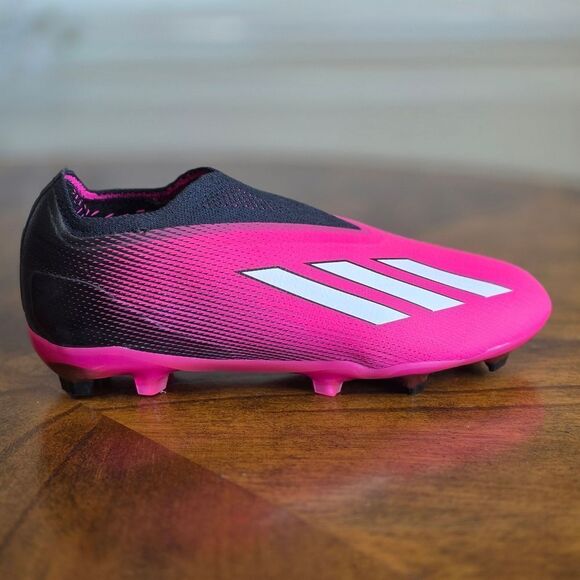 Adidas X Speedportal+ Plus FG Soccer Cleats Pink Black GZ5120 New Girls Size 4Y - Picture 10 of 14